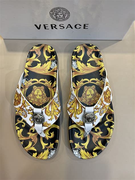 versace designer slippers